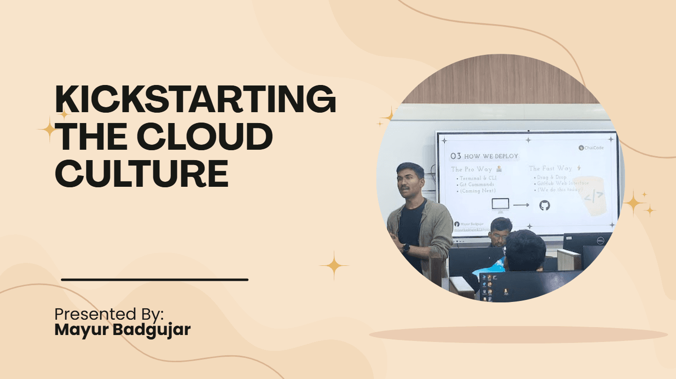 Kickstarting the Cloud Culture: My Experience at SVKM’s First AWS Meetup