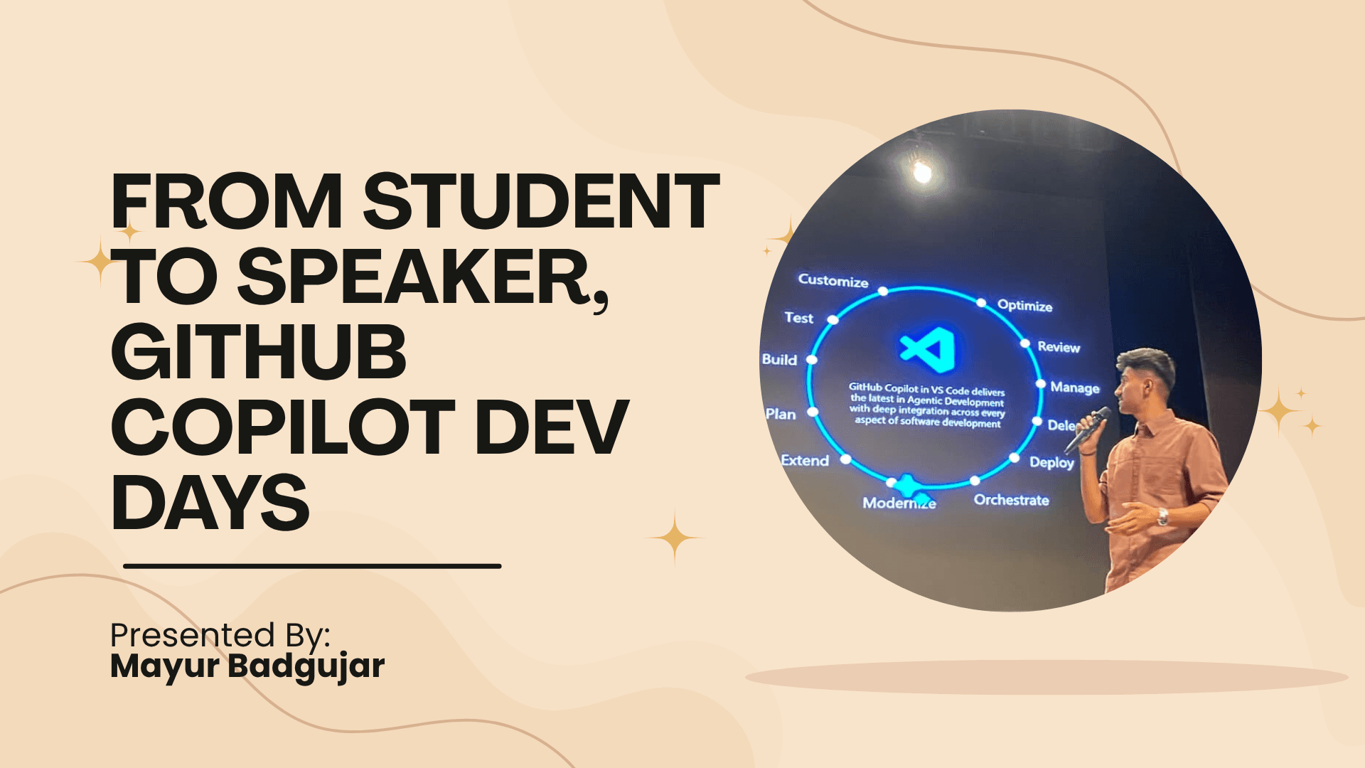 From Student to Speaker GitHub Copilot Dev Days